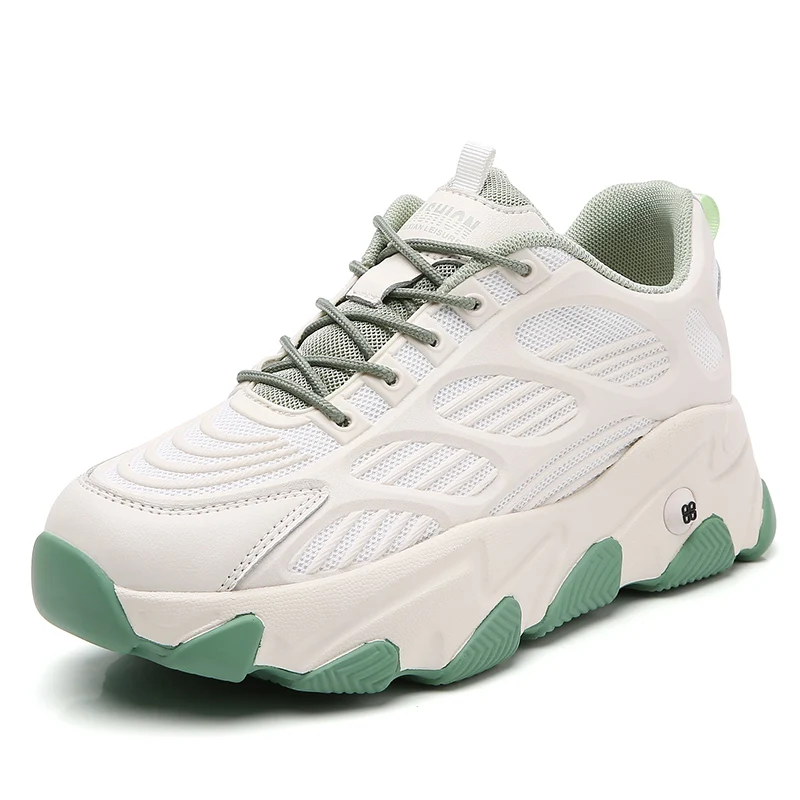 Zapatos De Moda De Alta Calidad Para Mujer,Zapatillas  Gruesas,Transpirables,Suaves - Buy Grueso Zapatos De Mujer Zapatos,Grueso Zapatos  Para Mujeres,Grueso Zapatillas De Deporte Zapatos Product on Alibaba.com