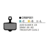 2 pares CRBP001 (para AVID ALL ELXIR/SRAM XX XO)