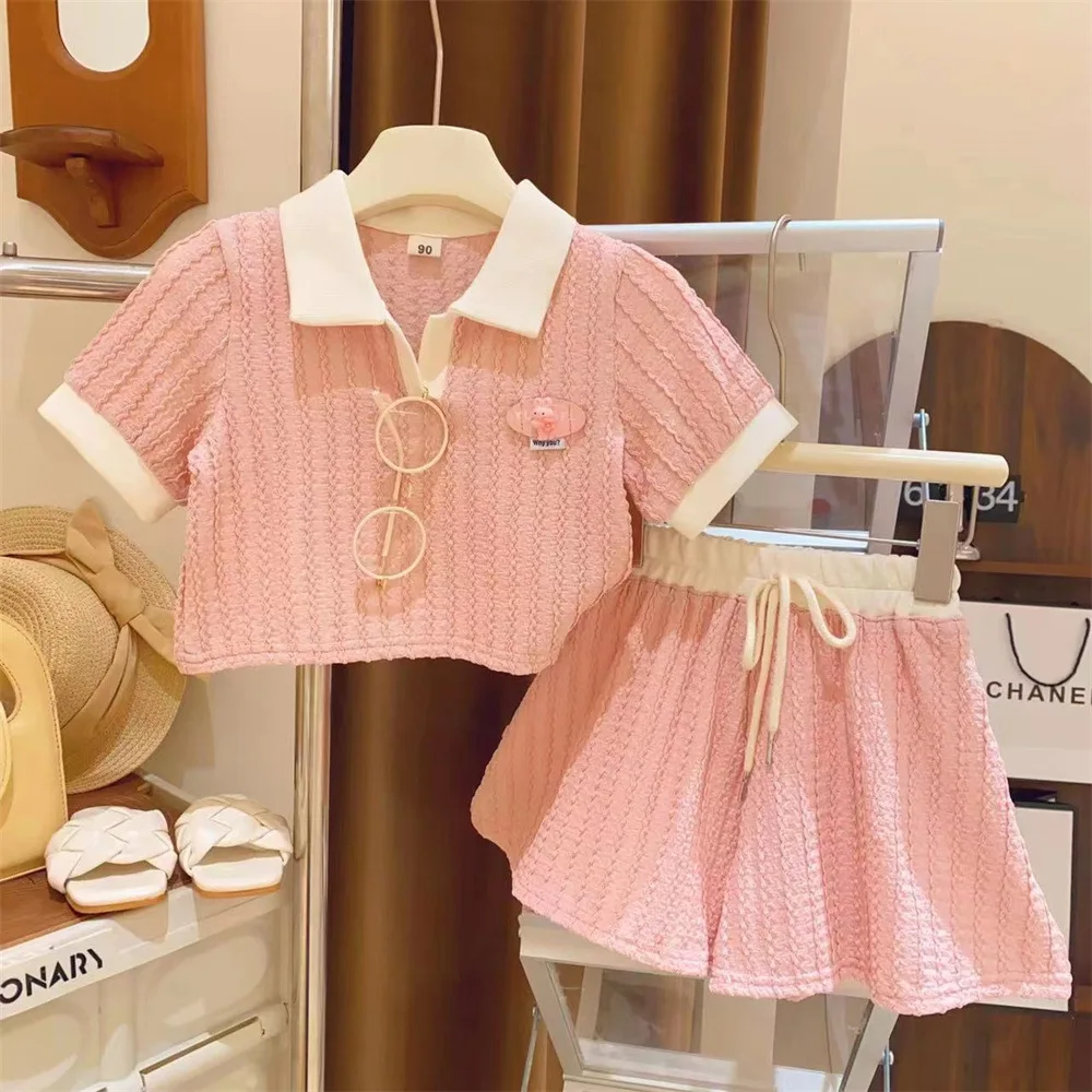 Shorts Polo Outfits For Baby Girl Shop Our Custom Girls Suit Solid