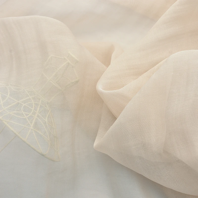 Новый дизайн Высококачественная креповая сетчатая кружевная ткань Винтажные льняные тюлевые кружевные ткани для женского