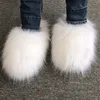 Imitation raccoon hair pure white