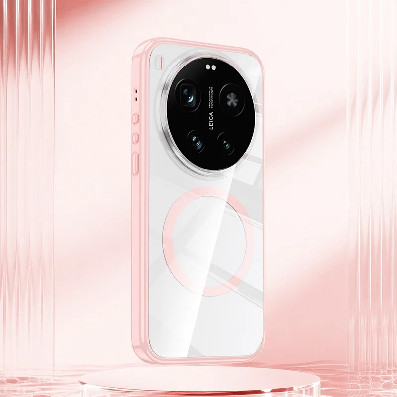 Fábrica con stock disponible, personalización de funda para teléfono Xiaomi con círculo magnético, protección integral del objetivo, antimarcas de dedos Laudtec