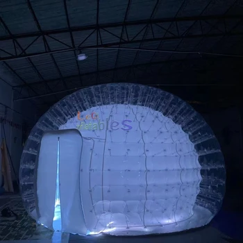 customized dome inflatable bubble tent inflatable led light party bubble tent colorful inflatable bubble tent for wedding