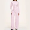 Chaquetas+pantalones rosa bebe