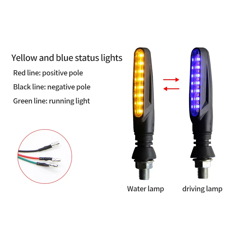 Общие 12 В мотоцикл указатель поворота светодиодный индикатор мигающий и