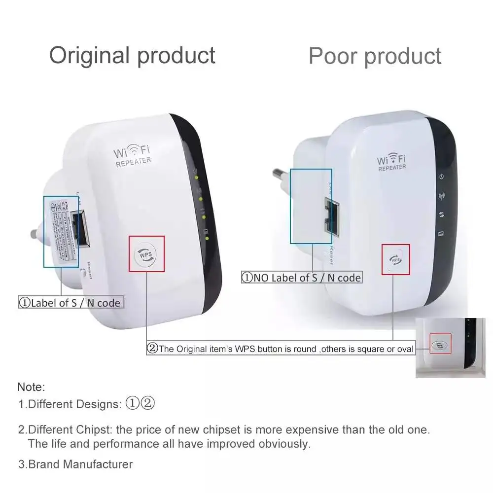 Wireless Wi Fi Repeater Wifi Signal Amplifier Long Range Wifi Extender Repetidor 300Mbps Wifi Booster Access Point Repeater