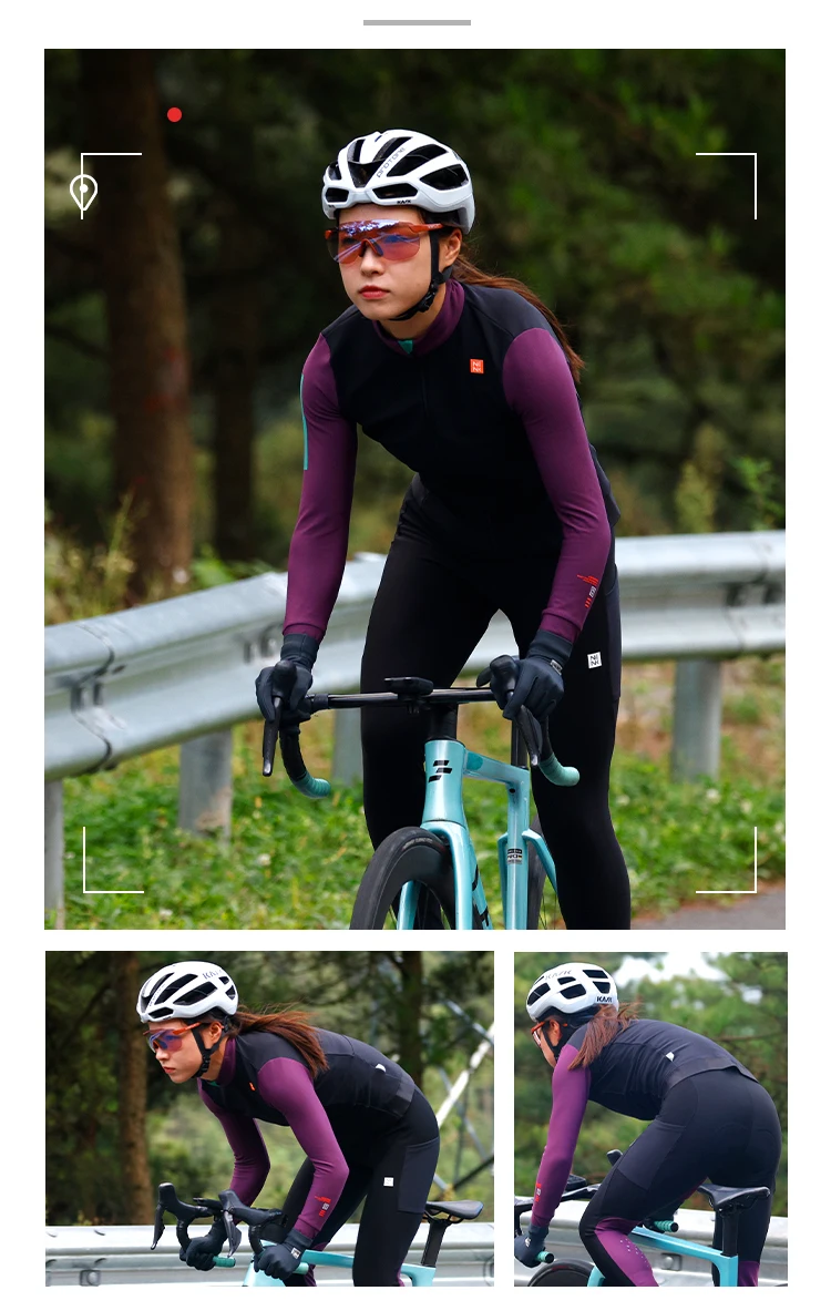 Custom Design Road Bike Jersey Winter Wear Thermal Long Sleeve Cycling ...