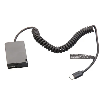 Type-C/USB-C to DMW DCC8 Dummy Battery Convenient Camera Power Cable Compatible with G5 G6 G7 G80 G81 G85 detail image