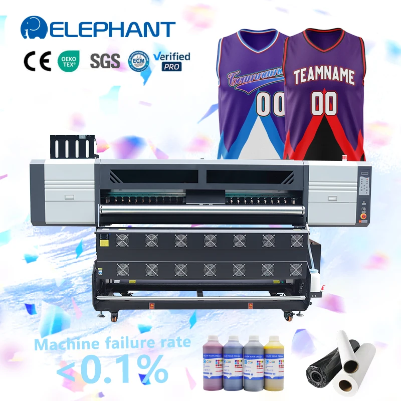 Factory Wholesale Large-format Inkjet Printers  I3200 Head Digital  Sublimation Digital Printer