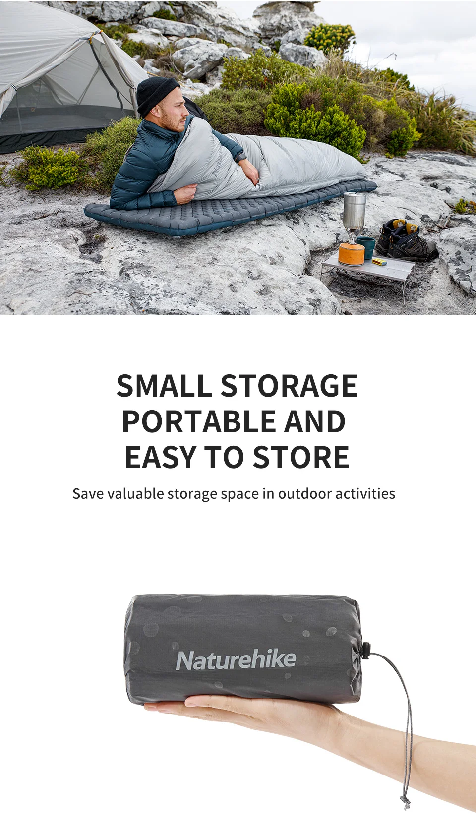 Naturehike Sleeping Pad Camping Cushion Inflatable Outdoor Sleeping Mat