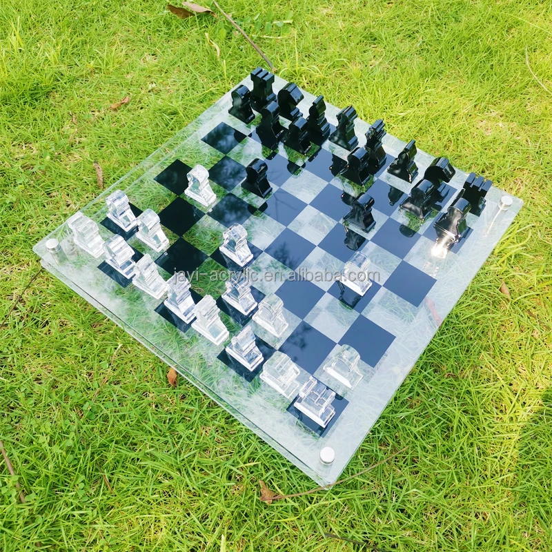 JAYI пользовательские роскошные акриловые шахматные настольные игры набор гляцит китайский производитель шахматных игр
