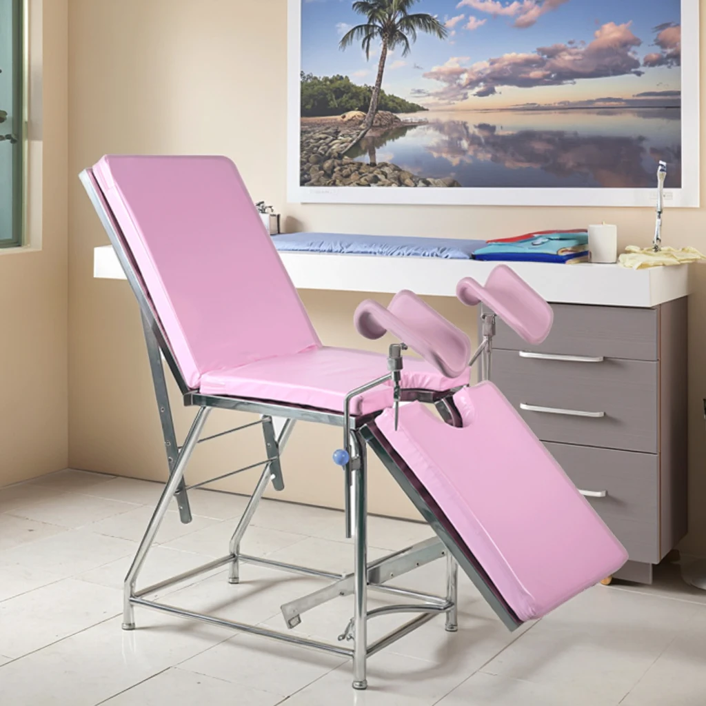 Professional Hospital Bed Surgical Padding Equipment Mounts Adjustable Cold-rolled Steel/SUS304 Foldable Hospital School Use 2