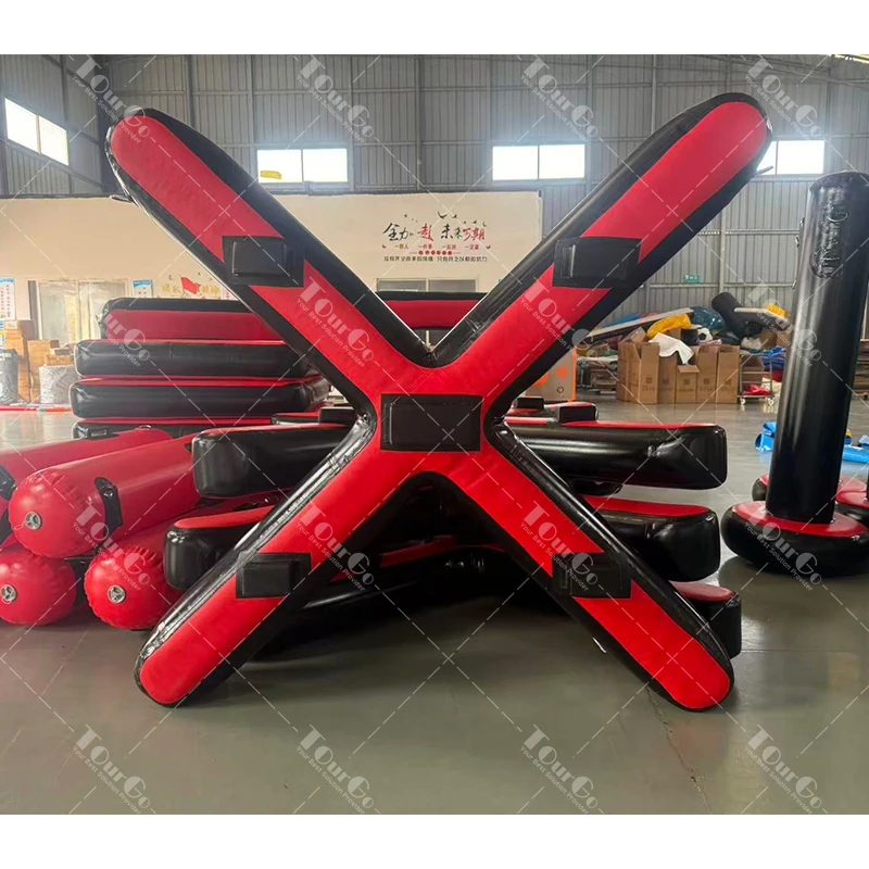 Inflatable air Track Bridge Block Ninja Warrior Obstacles Equipment ...
