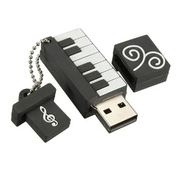 Cartoon usb 2.0 pen drive Musical instrument piano guitar violin 4GB USB flash drive