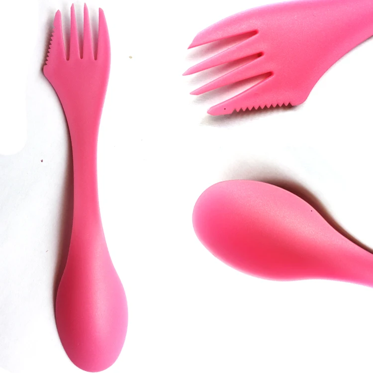 Three in One Fork Spoon Knife ,Combined Spork Knife , Spoon Sfork or Spork