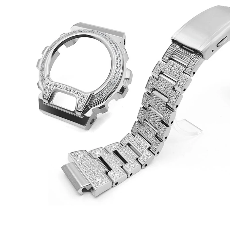 CASIO G-SHOCK DW-6900 シルバー メタルカスタム MOD CASIO G