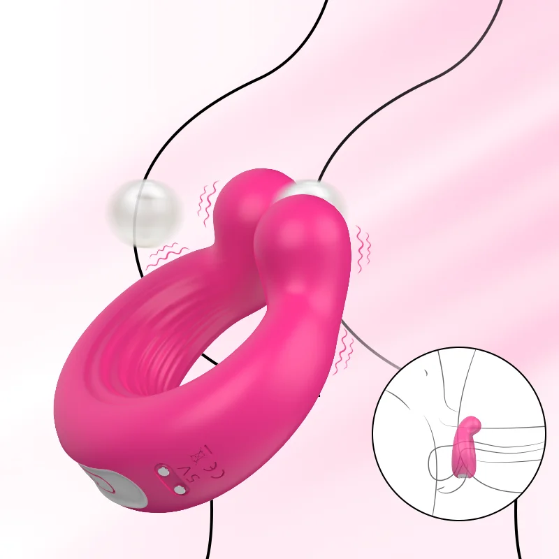 anal thrusting dildo Smart Wearable Penis Ring Sex Toy Bluetooth Vibrator – Kemelia
