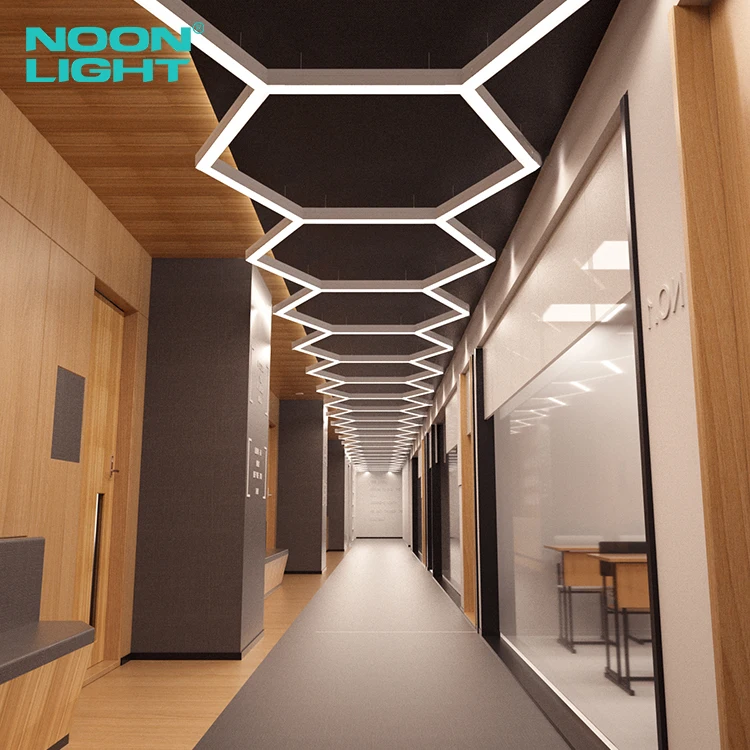 High Quality 3000K 4000K CCT Selectable Commercial Suspending Led Light Office Linear Pendent Light Home Appliances