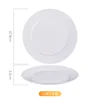 Platos planos de 11 pulgadas [30 por caja]