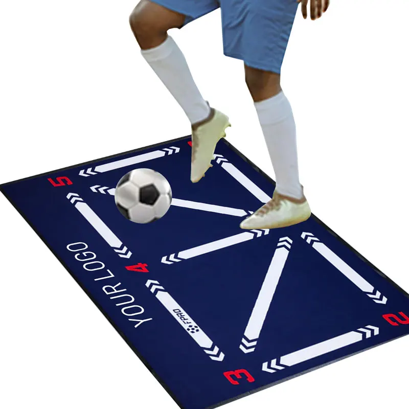 Rubber Mats Soccer Training Mat Silent Anti-Skid Shock Absorption Soccer Training Mat