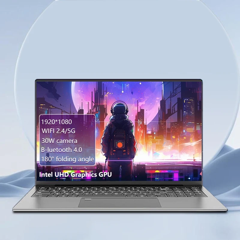 15.6 Inch Intel Celeron N5095 8GB RAM 256GB SSD Gaming Laptop Wind