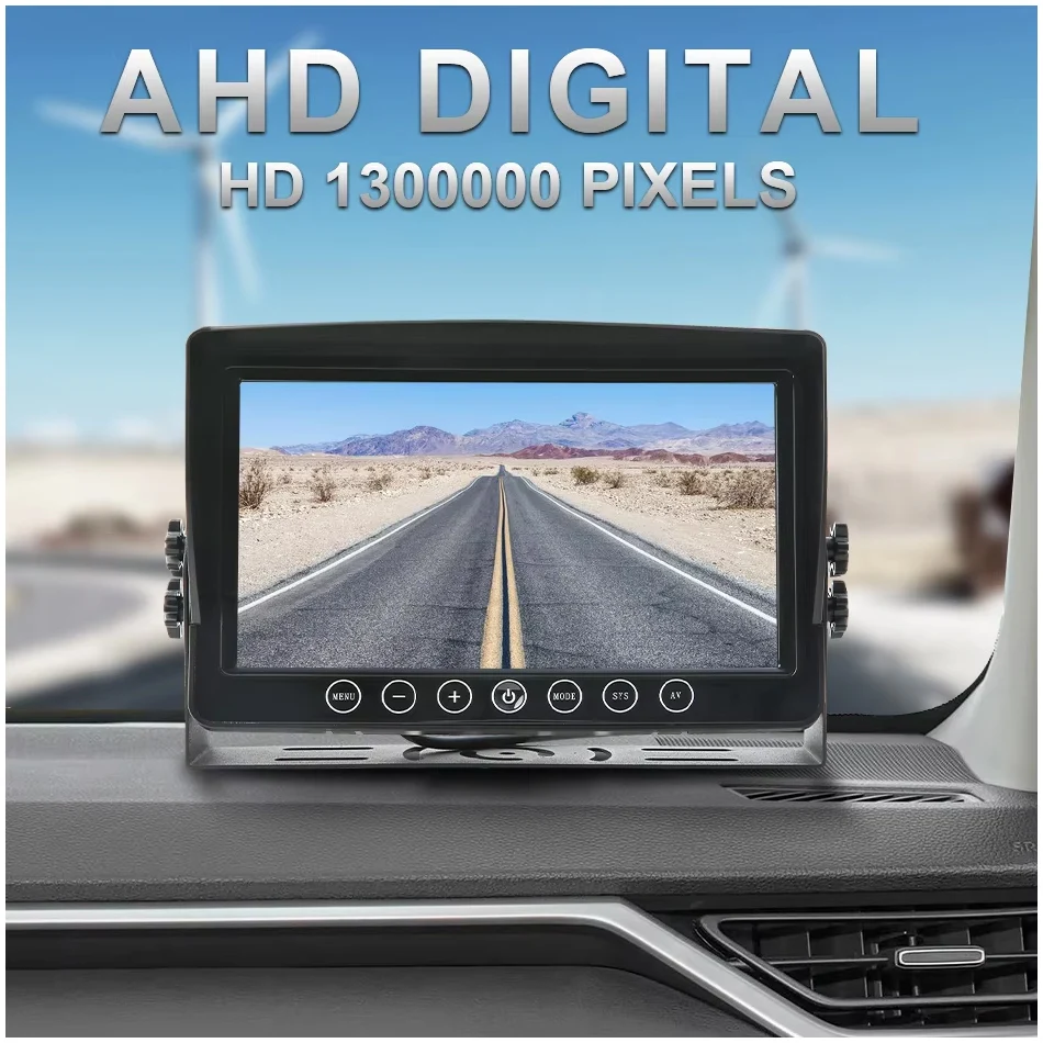 9 Inch AI Bus Backup Camera with Pedestrian Detection