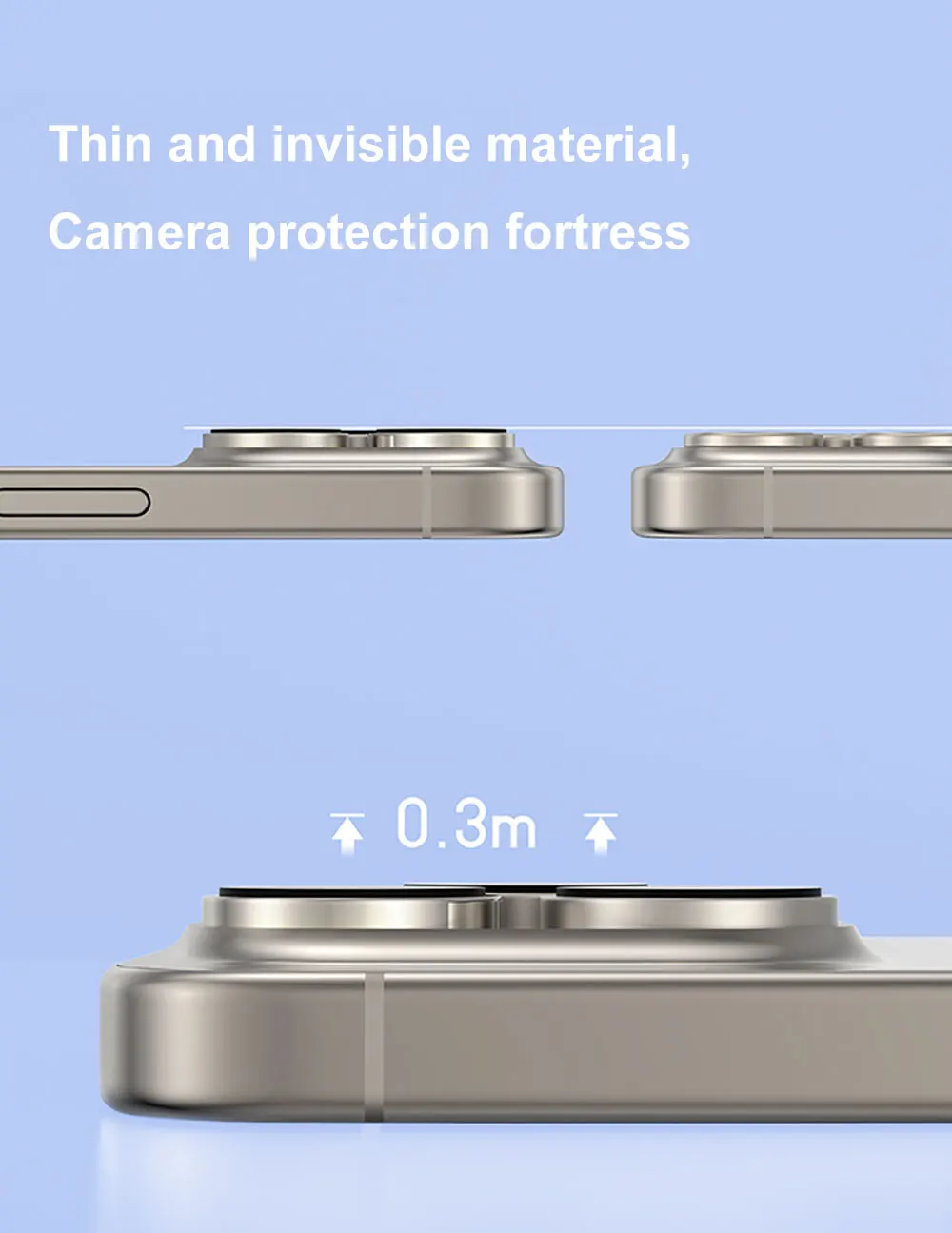 product camera lens protector for iphone 17 pro max ultra tough hd individual lens protector scratch resistant ultra thin tempered glass-8