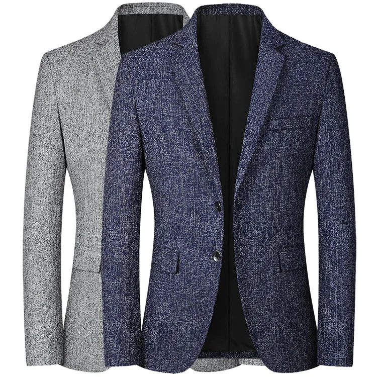 Mens Suit Jacket Men's Slim Fit Blazer Lightweight Polyester