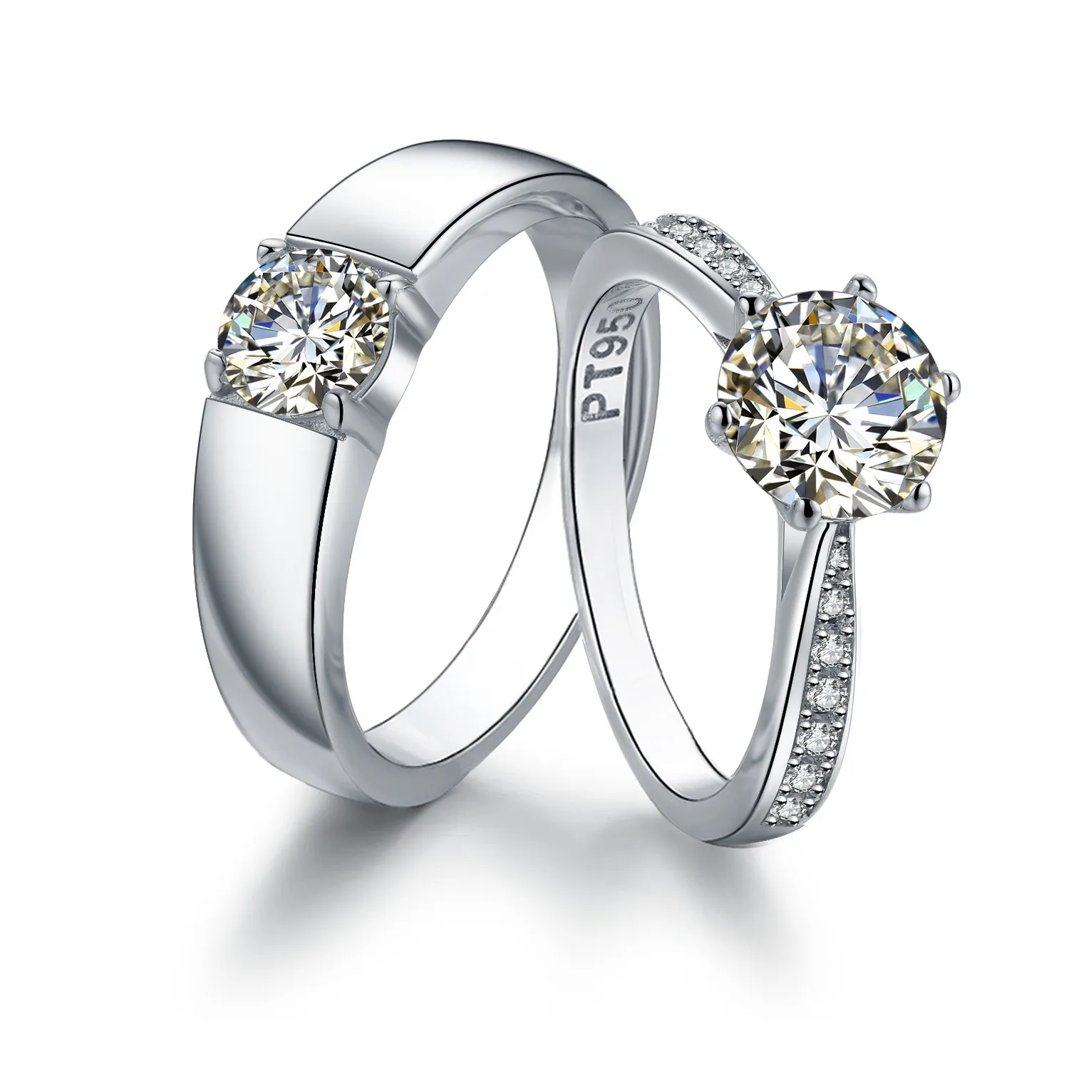 アクセサリー Pomfrit Alibaba.com: HuiXin X-R081 Fine Jewelry Ring, Moissanite