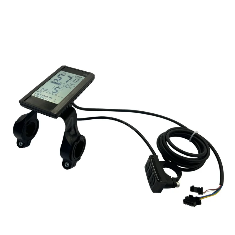 EBike Display, 24V-48V Elektrische Fiets LCD Display Meter Met USB, E