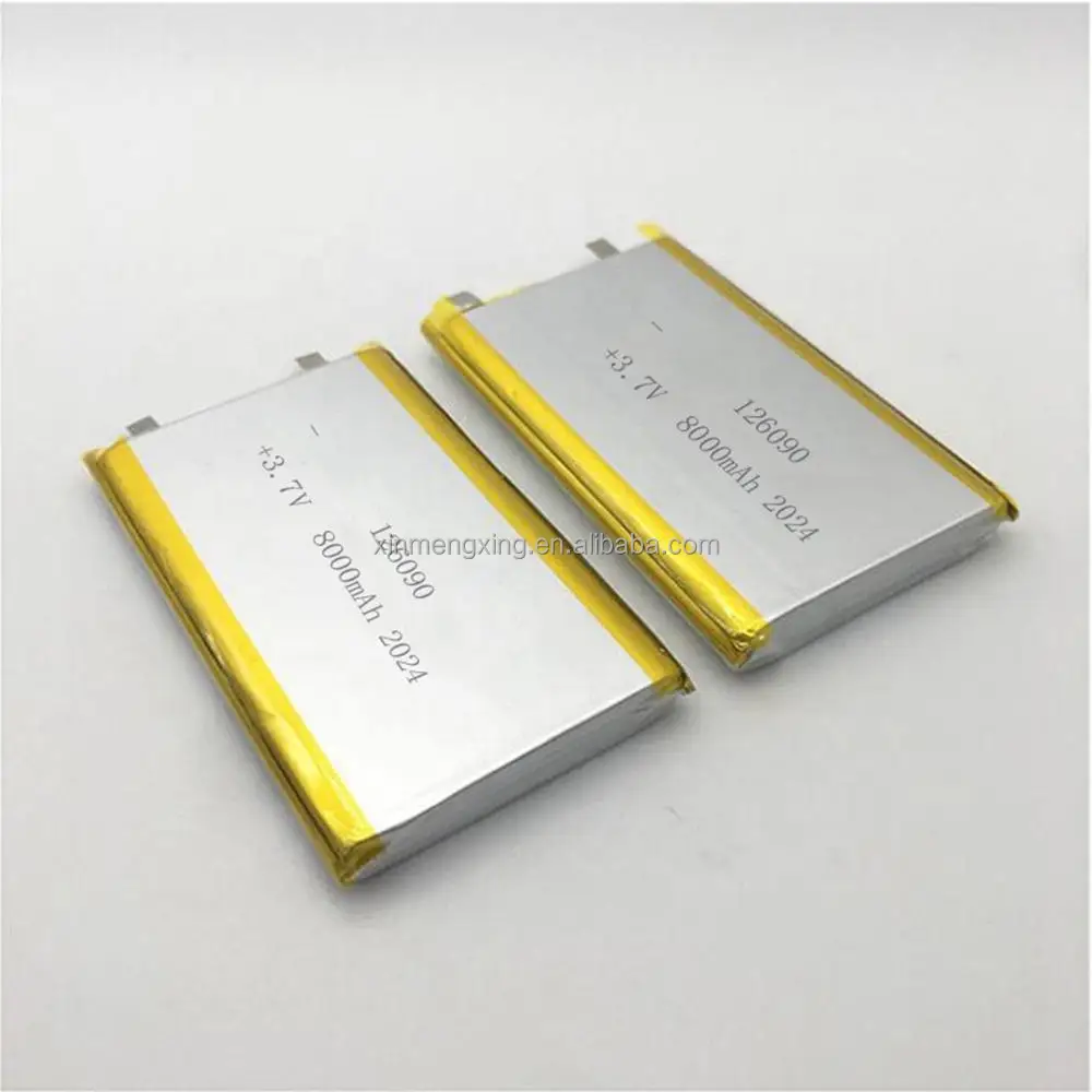 3.7V 8000mAh Li-Polymer Battery Pack 126090 | Rechargeable LiPo Battery with PCM / Custom OEM H7e6830993f2b4ed4bf9c8352adf8499fW