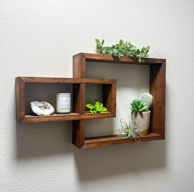 Peter's Goods Estantes De Pared Flotantes Rústicos Con | Meses Sin