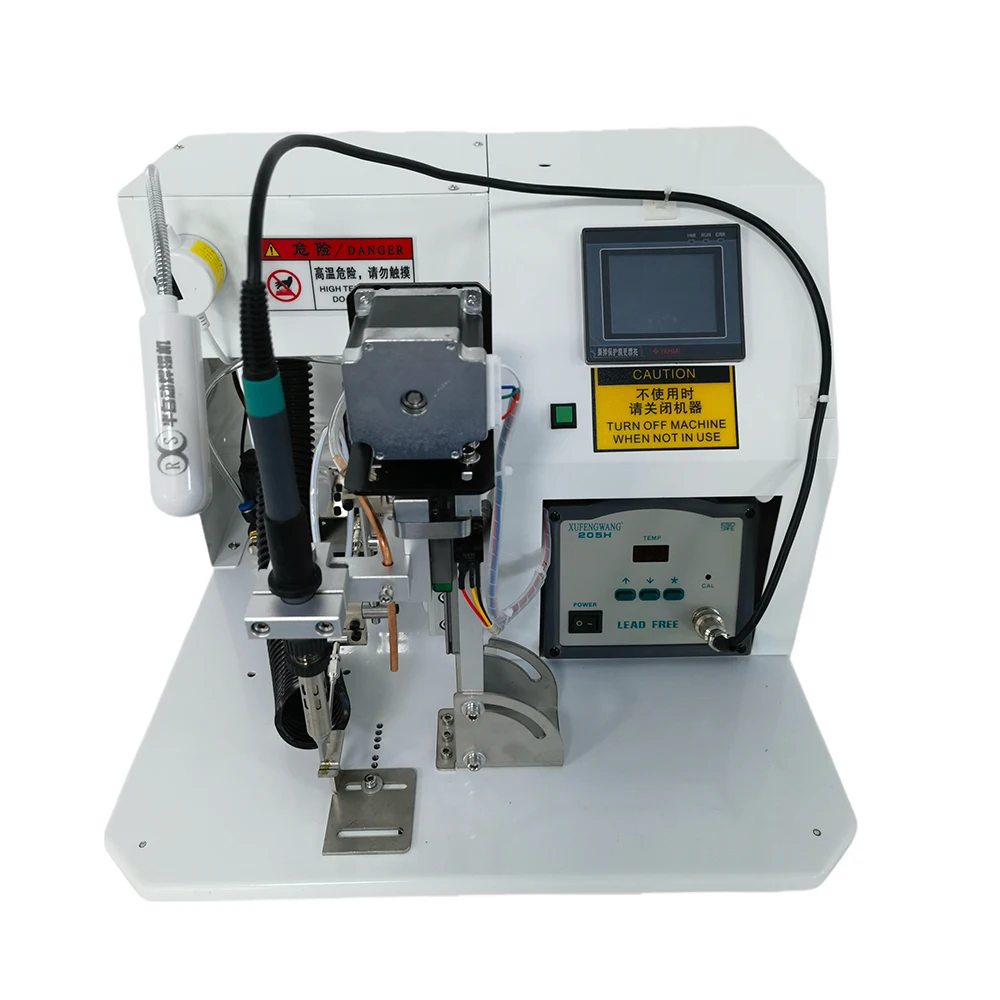 NB-526 Semi-automatic USB Electric Soldering Machine With Adjustable Angle Aviation Plug Oblique Welding Machine