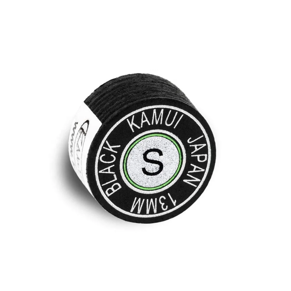 Лидер продаж, японский бильярдный кий Kamui 14 мм Ss/s/m/h, черный прозрачный наконечник