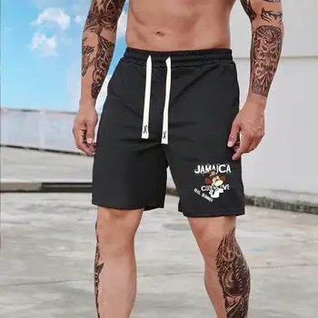 Custom Summer Essential jogging gym Men's Shorts Polyester Running Plus Size Casual Shorts with pocket For Men