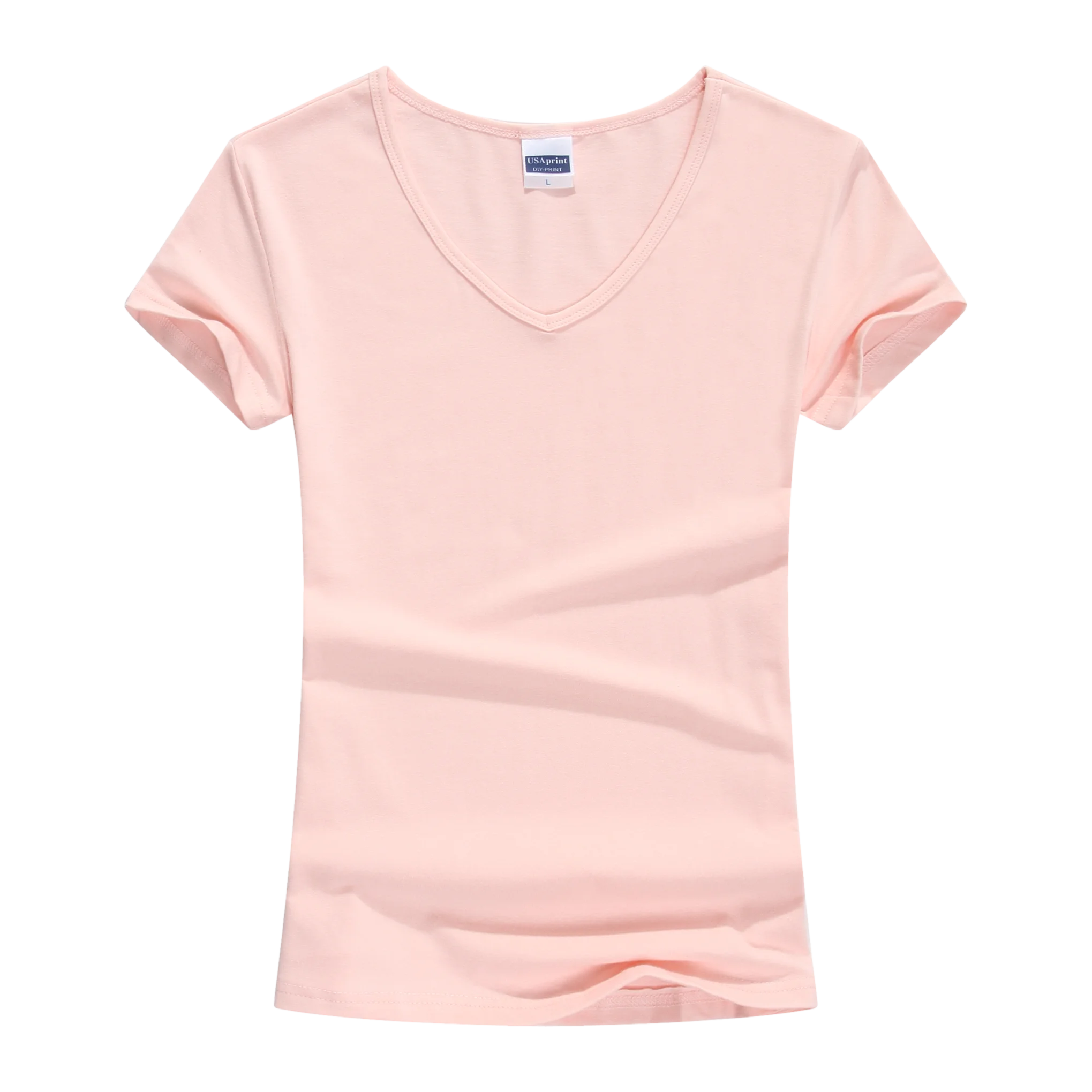 wholesale v neck women's t shirts