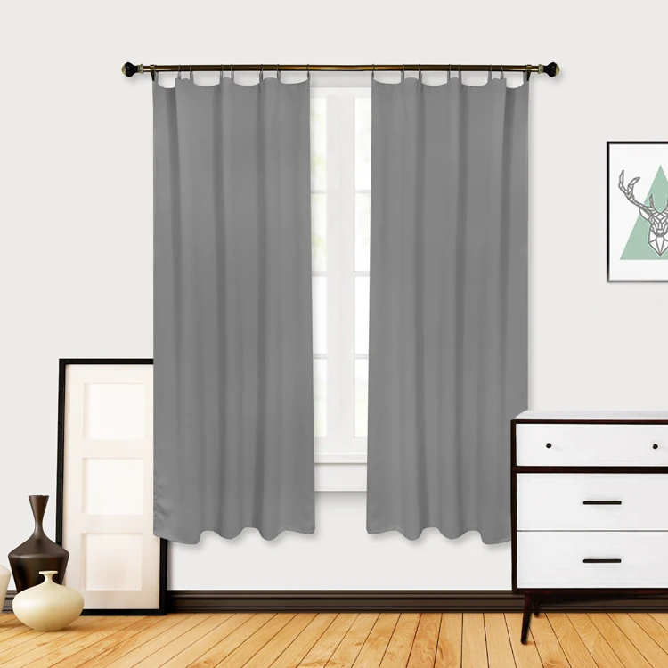 Modern European Style Blackout Houndstooth Window fabric lace curtains for bedroom