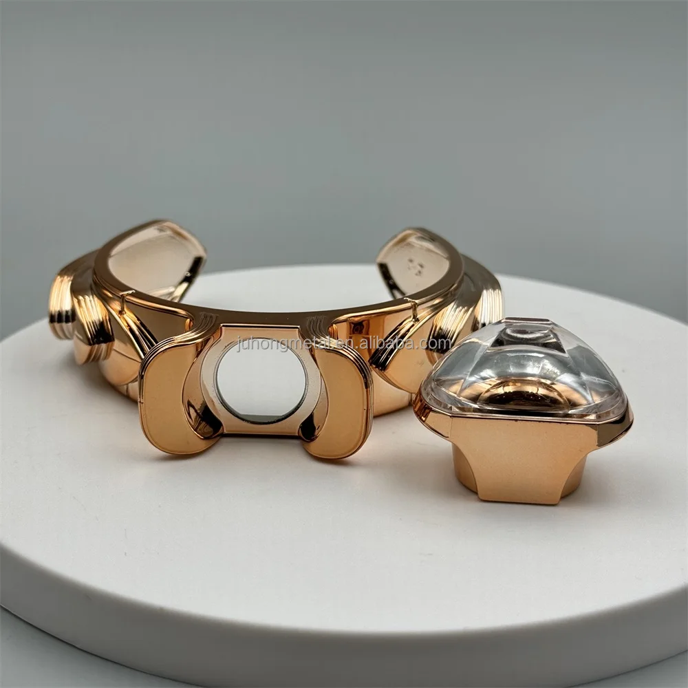 ABS Plastic Screw Cap Perfume Bottle Cap with Silk Screen Printing for Luxury Cosmetics