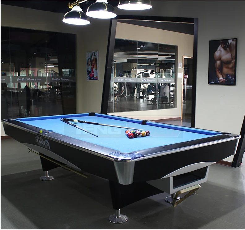 8ft 9ft Modern Pool Table Dimensions Import Material Billiard Table for Sale