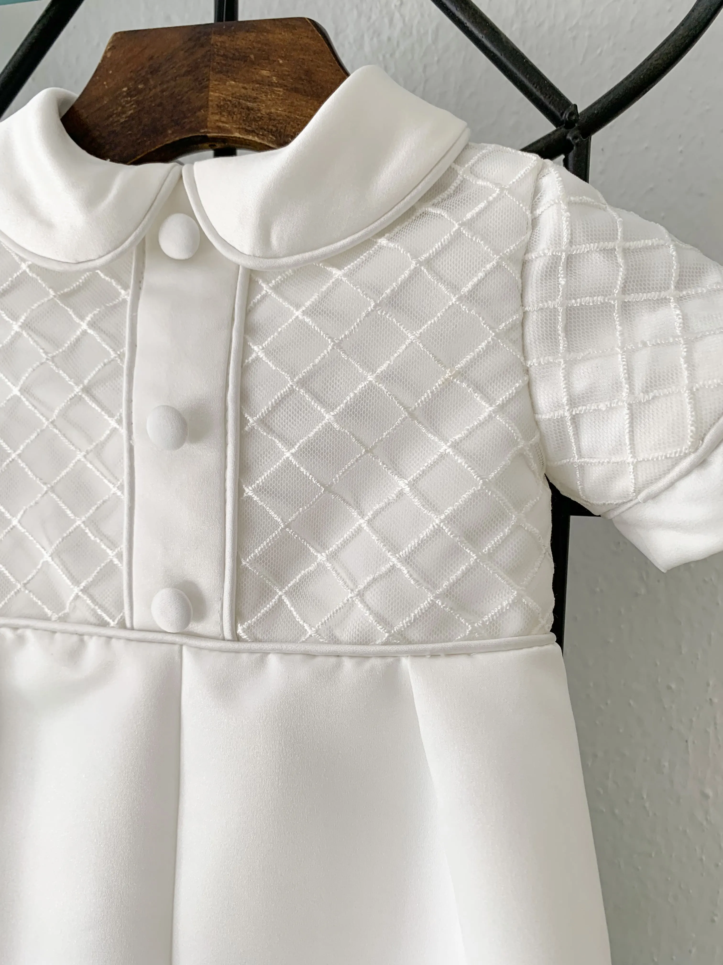 Baby Boys Romper Christening Dress For Boys Baptism Dress New Born One