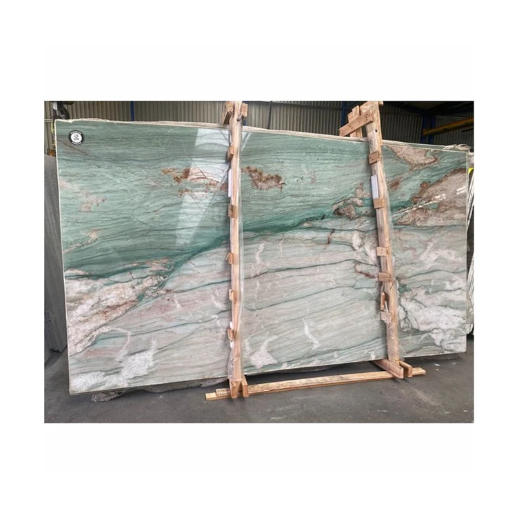 Luxury Project Stone Decoration Verde Gaultier Quartzite Marble Green Quartzite