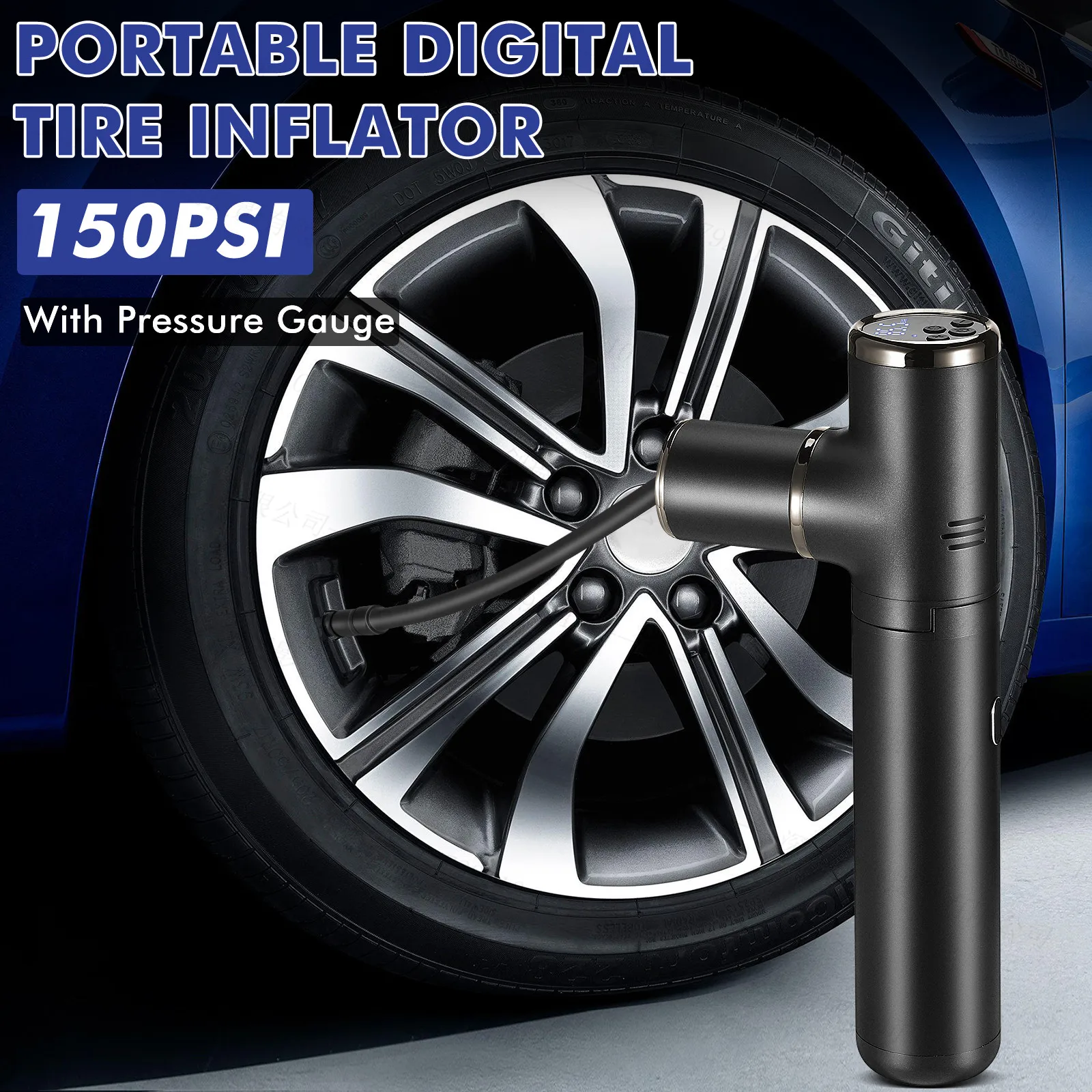 Многофункциональное автомобильное пусковое устройство 12 В с насосом воздушного компрессора пылесос фонарик бензиновый