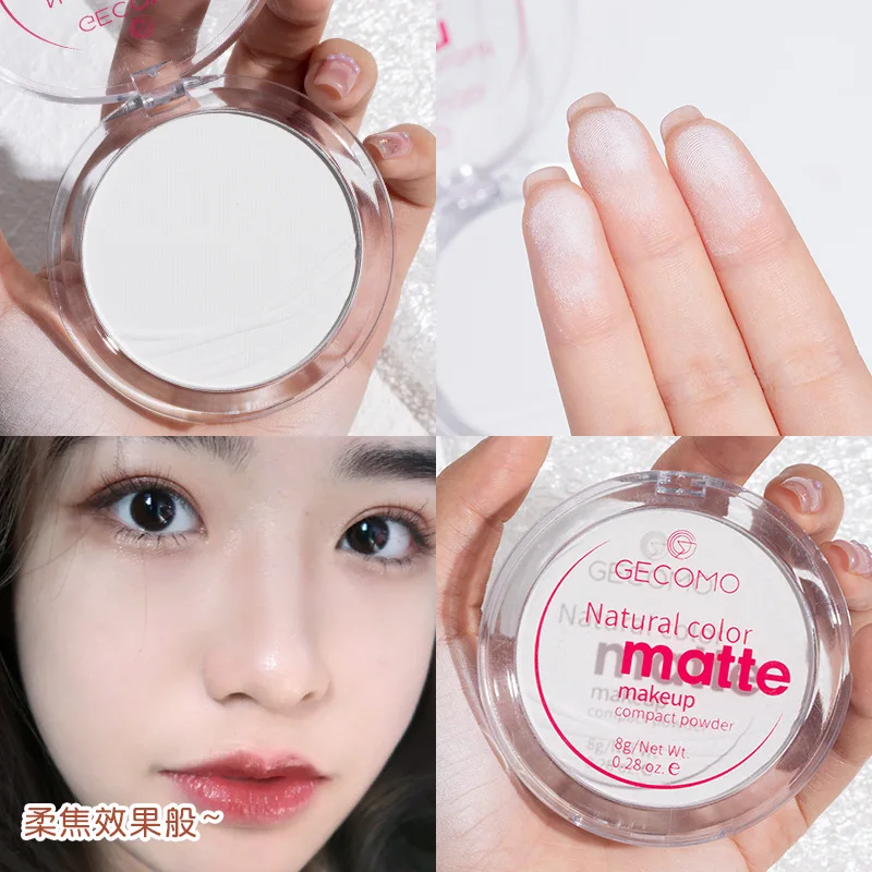 Face Makeup Natural Look Perfect Light Pressed Powder Matte Long Lasting Powder