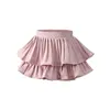 Gonna a sbuffo rosa scuro
