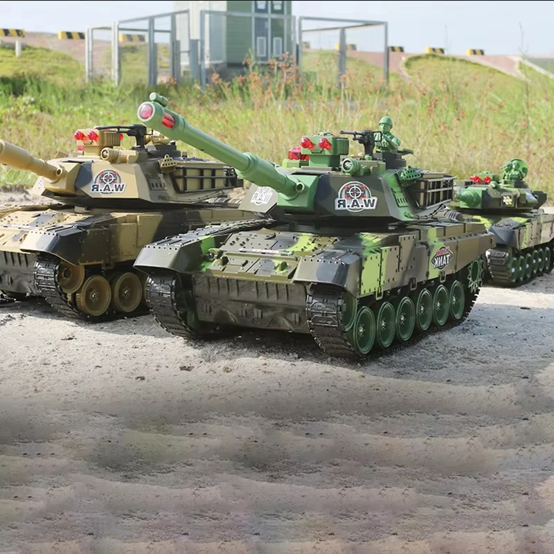 Scale 55CM Large RC Tank Remote Control Military Vehicle