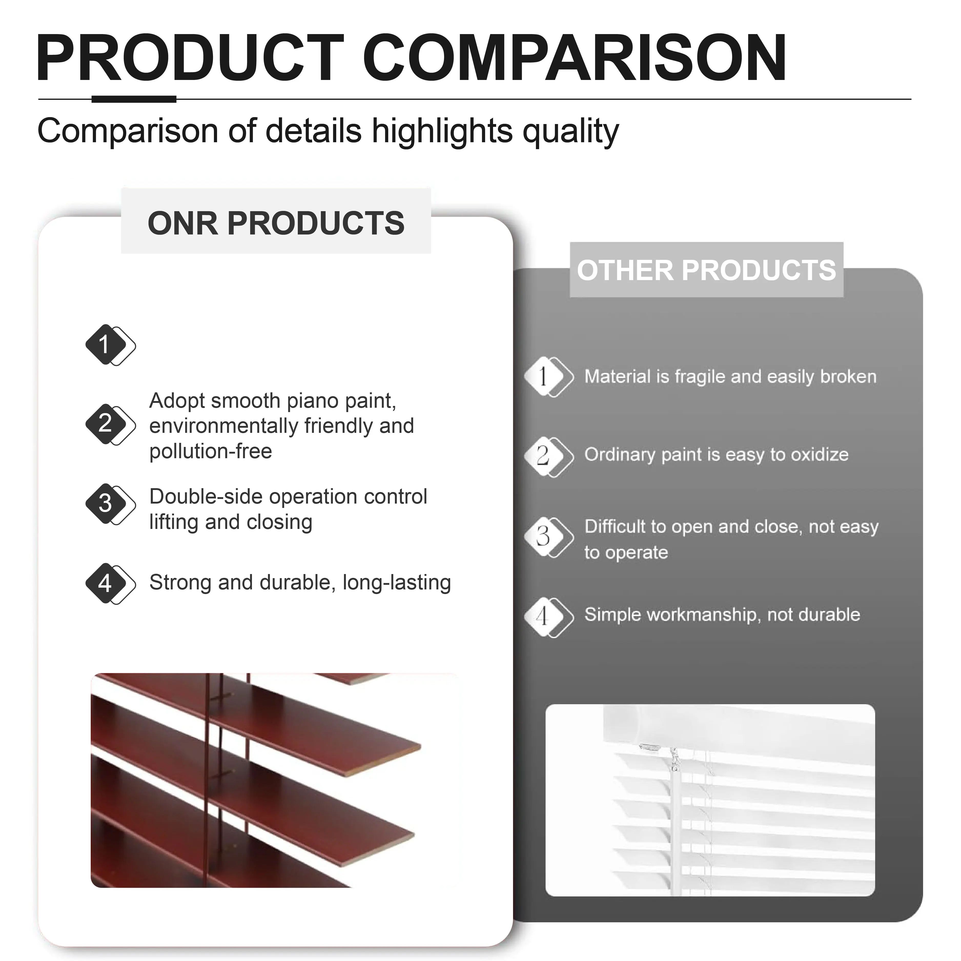 OEM ODM Intelligent Blinds Built in Blinds Smart Shades Shutters Aluminum Patio Sliding windows