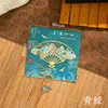 A thousand li of rivers and mountains-fan-shaped bookmark