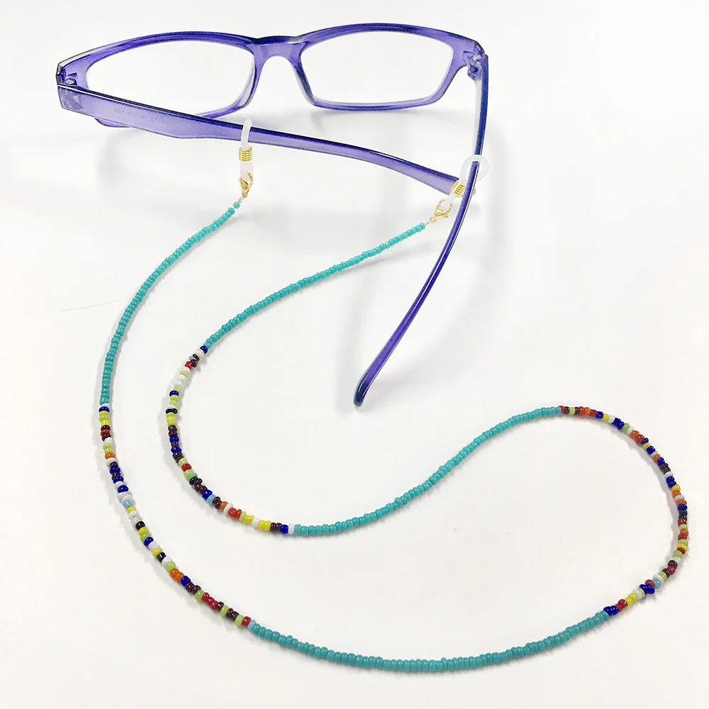 Custom Beaded Chain Facial Masking Hook Face Cover Chain Eyeglasses Strap Holder Beaded Sunglasses Strap Holder Chain