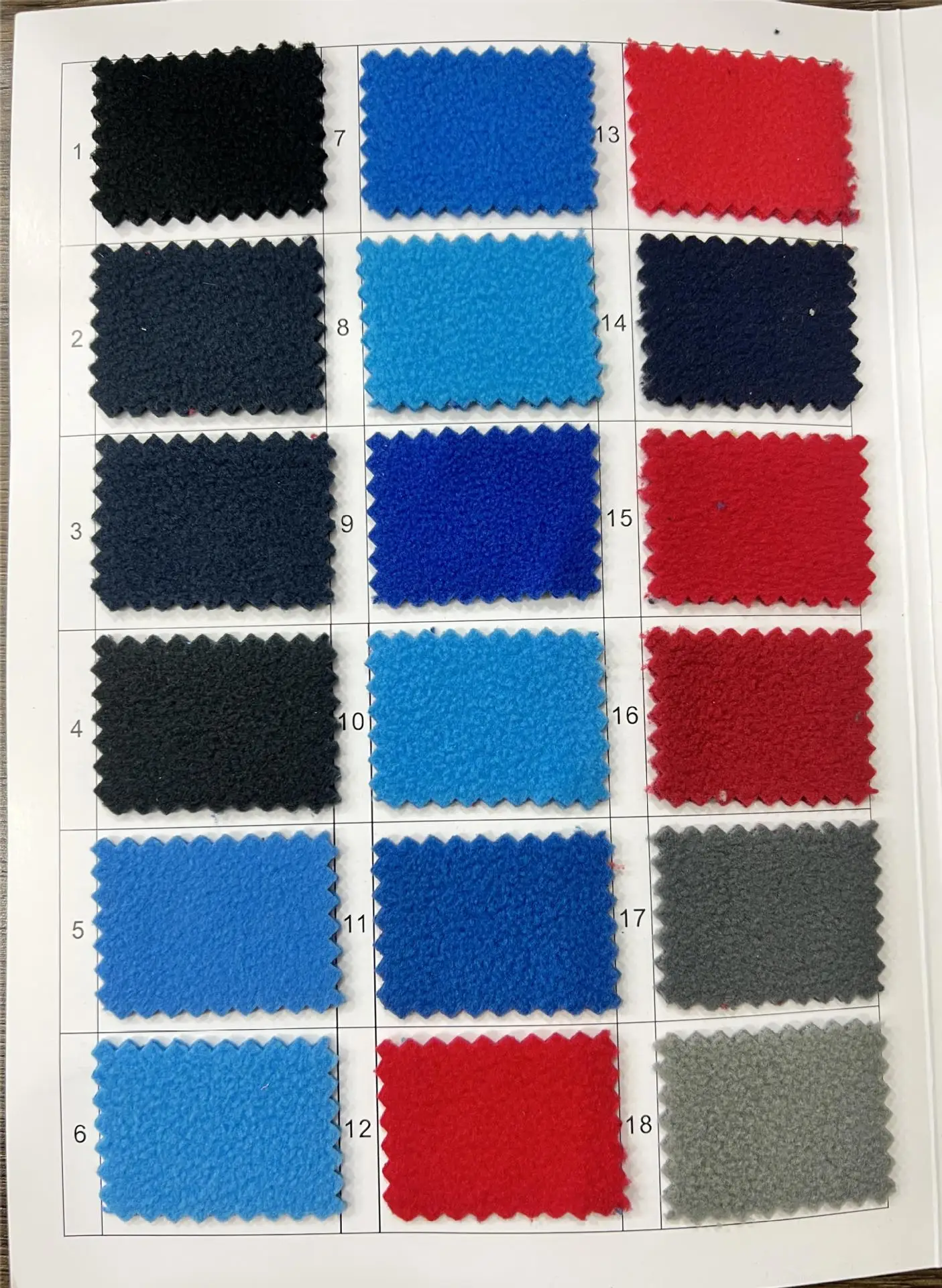 100% Polyester Light Blue Color Single Brushed Light Weight Polar Fleece Fabric