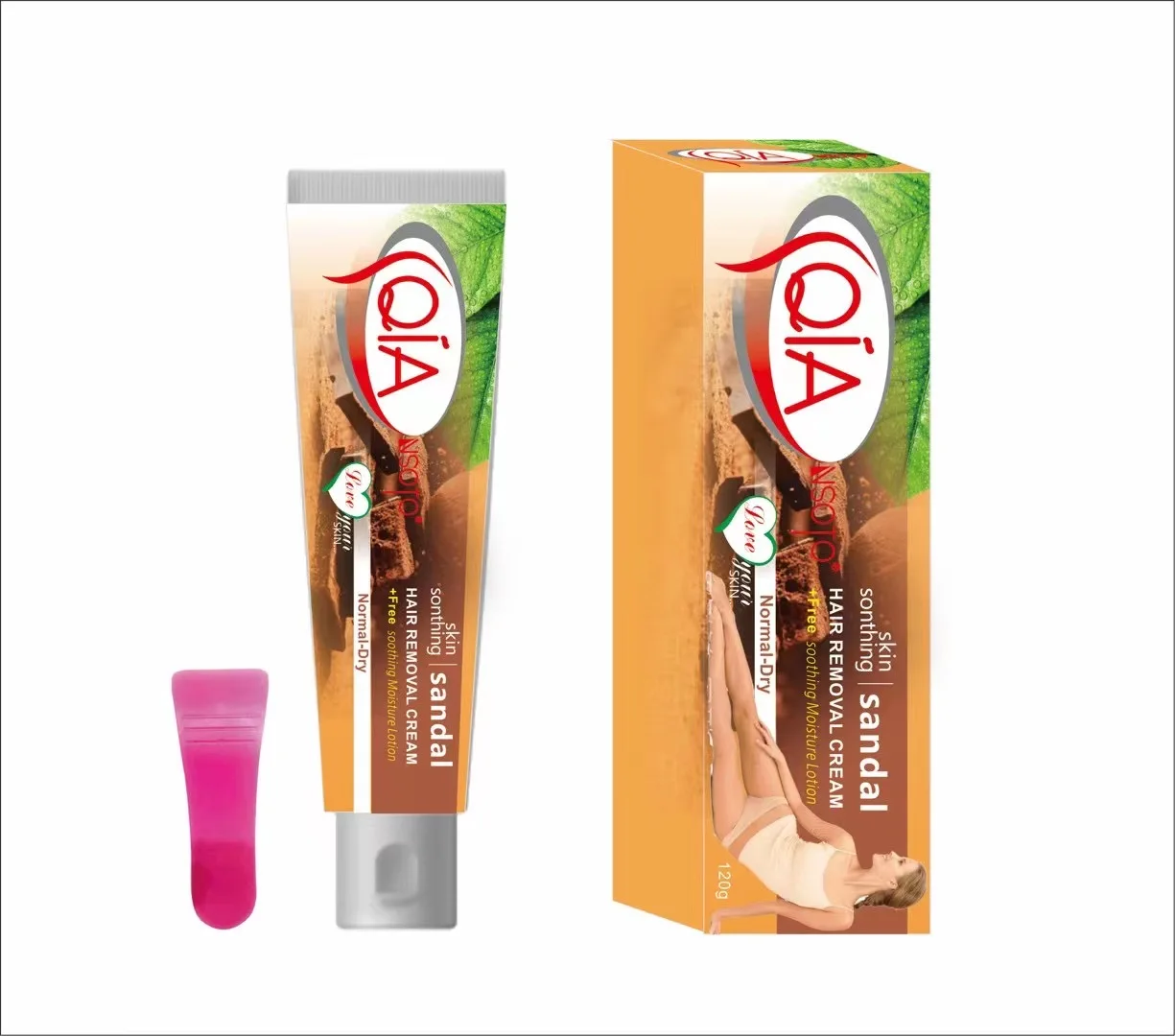 Qiansoto skin softening honey hair removal cream free smoothing